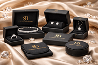 Puntas de Diamante Negro Natural de 3mm, 3.5mm, 5mm, 8mm, Perforadas con Láser, Corte Brillante Excelente, VS1, Sutariya Brothers F, Diamantes Sueltos