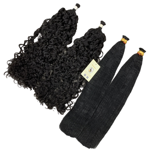 Offre Spéciale Haute Qualité Droite Vague D'eau Naturel Noir Double Dessiné Cru Cheveux Humains En Vrac Fumi Super Double Remy Extension De Cheveux - Product Image 2