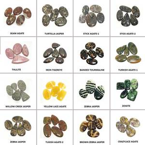 พลอยหลวมแบบคาโบชอง คละแบบ คุณภาพดี ราคาโรงงาน สำหรับทำเครื่องประดับ ขายส่ง - Product Image 3