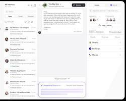 Plataforma de soporte al cliente y atención al público con tecnología de IA, asistencia automatizada, gestión de tickets, chat en vivo y flujo de trabajo inteligente. - Product Image 3