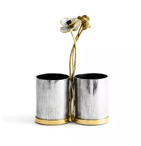 Ensemble de couverts de luxe en acier inoxydable (fourchettes, couteaux, cuillères) avec support, idéal pour cadeau indien, mariage ou fête - Product Image 2