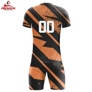 Maillot de football 100 % polyester de qualité supérieure, respirant, séchage rapide, anti-plis, manches courtes pour homme – Idéal pour l'été - Product Image 3