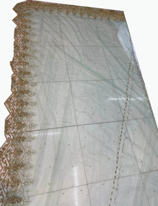 Ensemble de mariée somalien de luxe Dirac - Broderie florale élégante en dentelle, léger, écologique, manches longues, spécial été/printemps pour adultes - Product Image 4
