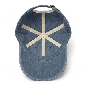 Custom Vintage Washed Cotton Casual Outdoor Travel Embroidered Baseball Dad <b>Hat</b> Adjustable Strapback Unstructured Unisex OEM ODM - Product Image 4