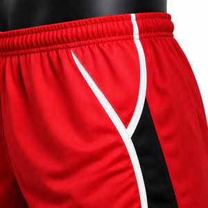 Camiseta de Rugby para Hombre Five B, Color Rojo, Blanco y Negro, Manga Corta, Absorbe la Humedad, Ajuste Atlético, Estampado Sublimado, Ropa Deportiva - Product Image 3