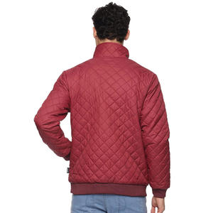 New custom puffer jacket for men packable design manufactured as a modern puffy coat for cold weather - Product Image 2