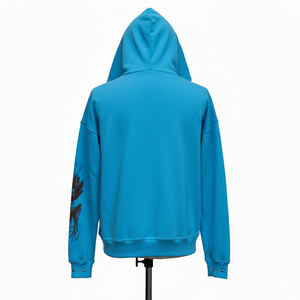 Hoodie zippé surdimensionné personnalisé pour homme, impression sérigraphique, 400 g/m², 100 % coton molletonné, fabriqué au Pakistan - Product Image 2