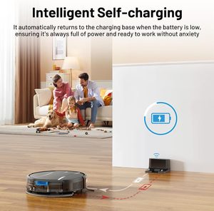 <b>Robot</b> Vacuum and Mop Combo,4200Pa Powerful Robotic Vacuum Cleaner with Self-Charging, App&Voice&<b>Remote</b> <b>Control</b> - Product Image 3