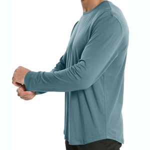 T-shirts pour hommes surdimensionnés 100% coton, confort premium, haute qualité, logo personnalisé, respirants, séchage rapide, en vente en ligne - Product Image 4