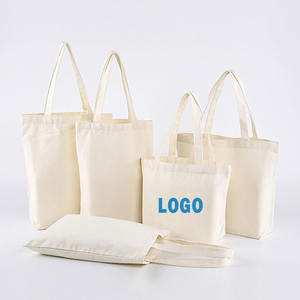 Bolsa de Lona Personalizada con Logotipo, Resistente, Reutilizable, para Compras, con Asa para el Hombro, Embalaje en Caja, para Uso Diario - Product Image 1