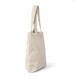 Bolsa de compras reutilizable de lona para verano, estilo personalizado con asas, diseño de dibujos animados para la playa, asa larga para el hombro, tamaño mediano, de algodón. - Product Image 4
