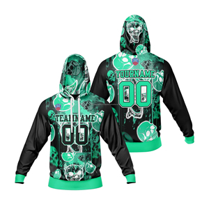 Sweat à capuche d'hiver en polaire 100 % polyester épais pour marques de streetwear, vente en gros, pull vierge personnalisé avec impression numérique - Product Image 1