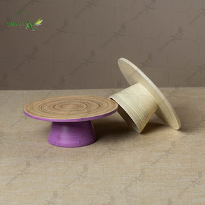 Saladier long, tendance, écologique, en bambou naturel, artisanal, design classique pour la maison, le restaurant et les fêtes - Product Image 2