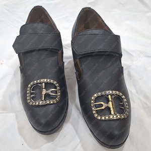 Zapatos de Mujer con Hebilla Estilo Colonial, Zapatos de Cuero Negro con Hebillas para Mujer TT-901 - Product Image 6