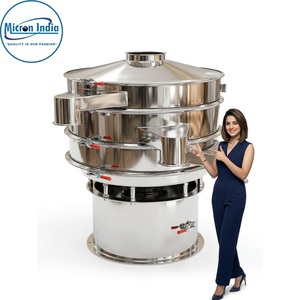 Máquina Tamizadora Vibratoria Automática de Acero Inoxidable con Control PLC |   Barril Digital para Polvo de Alta Eficiencia, Multicapa, Bajo Ruido - Product Image 2