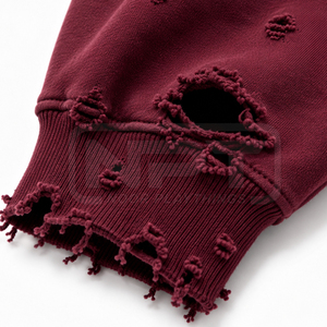 Sweat-shirts pour hommes en coton mélangé, streetwear personnalisé, OEM, faible MOQ, vente en gros, vêtements décontractés, fabricant d'usine - Product Image 6