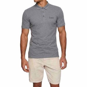 Men's Summer Printed <b>Polo</b> <b>Shirts</b> 100% Cotton Breathable Custom Logo Regular Fit Knitted Solid Color High Quality Plain Men <b>Shirt</b> - Product Image 2