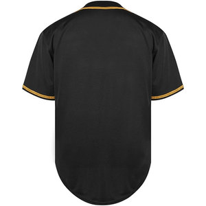 Wholesale Short Sleeve Cheap Blank Baseball Uniforms Embroidery <b>Polyester</b> Color Customize Hip Hop Classic Baseball <b>Shirt</b> - Product Image 3