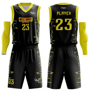 Uniformes de Baloncesto de Alta Calidad, Diseño Personalizado, 100% Poliéster, Uniformes Deportivos de Baloncesto, Venta Especial, Uniformes de Baloncesto Cómodos - Product Image 1