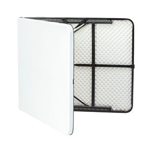Tavolo Pieghevole in Plastica Bianco da 6 Piedi, Portatile per Campeggio, Picnic, Spiaggia e Uso Esterno - Product Image 3