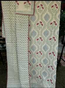 Colcha de Algodón Estampada a Mano 225x270 cm, Hecha a Mano, Tamaño King, Ligera y Reversible para Hogar, Hotel, Exportación y Venta al por Mayor - Product Image 2
