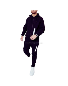 Conjunto de chándal deportivo personalizado para hombres y mujeres 2024 Traje de Jogger de alta calidad OEM Gimnasio Fitness Wear Zip Sudadera con capucha Pantalones - Product Image 2