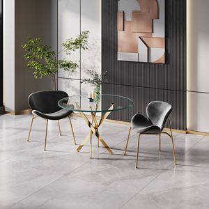 Sedia Lounge per Casa e Ufficio in 6 Colori, 2 Sedie/Cartone, Stile Chaise Longue per Camera da Letto e Postazione di Lavoro - Product Image 2