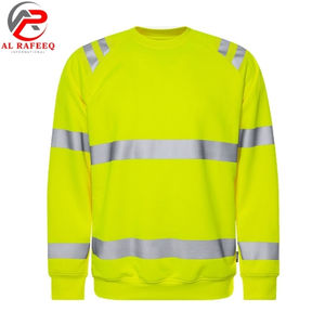 Sudadera Unisex de Trabajo para Hombre, Venta al por Mayor, Cuello Redondo, Alta Visibilidad, Reflectante, Sudadera de Invierno para Mujer, Forro Polar, Alta Visibilidad 2026 - Product Image 4