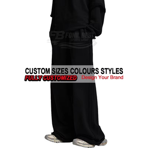 Men's Loose Cotton Track Pants <b>Drawstring</b> Closure Breathable Quick Dry Eco-Friendly Lightweight Casual Oversized Fit Straight - Product Image 6
