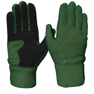 Premium Baseball Pitcher Right-Handed Batting Gloves <b>Full</b> Finger Leather Palm Breathable Non <b>Slip</b> Adjustable Wrist Strap Sports - Product Image 2