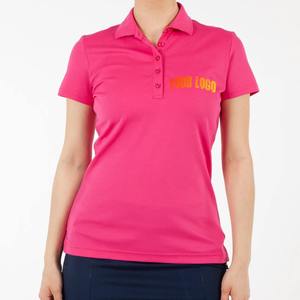 Polo Personalizado con Logotipo para Mujer, Polo Rosa Premium, Polo Deportivo para Mujer, Corte Ajustado, Transpirable, Polo de Golf para Mujer - Product Image 1
