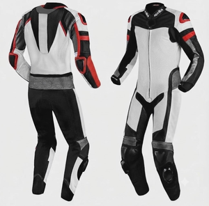 MotoCP Racing Cowhide/Kangaroo Leather Suit Jumpsuit/Traje Advanced Protection for Track & Street Made to Measure - Product Image 1