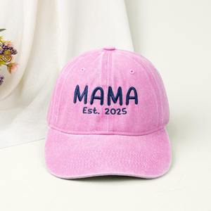 Venta al por mayor OEM ODM al aire libre Vintage Casual desgastado Denim papá sombrero con bordado 3D logotipo personalizado gorra deportiva para hombres y mujeres - Product Image 4