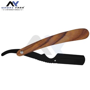 Navaja de Afeitar Recta Premium para Barbería, de Acero Inoxidable, Clásica, Manual, Profesional, para un Afeitado Suave, Individual - Product Image 2