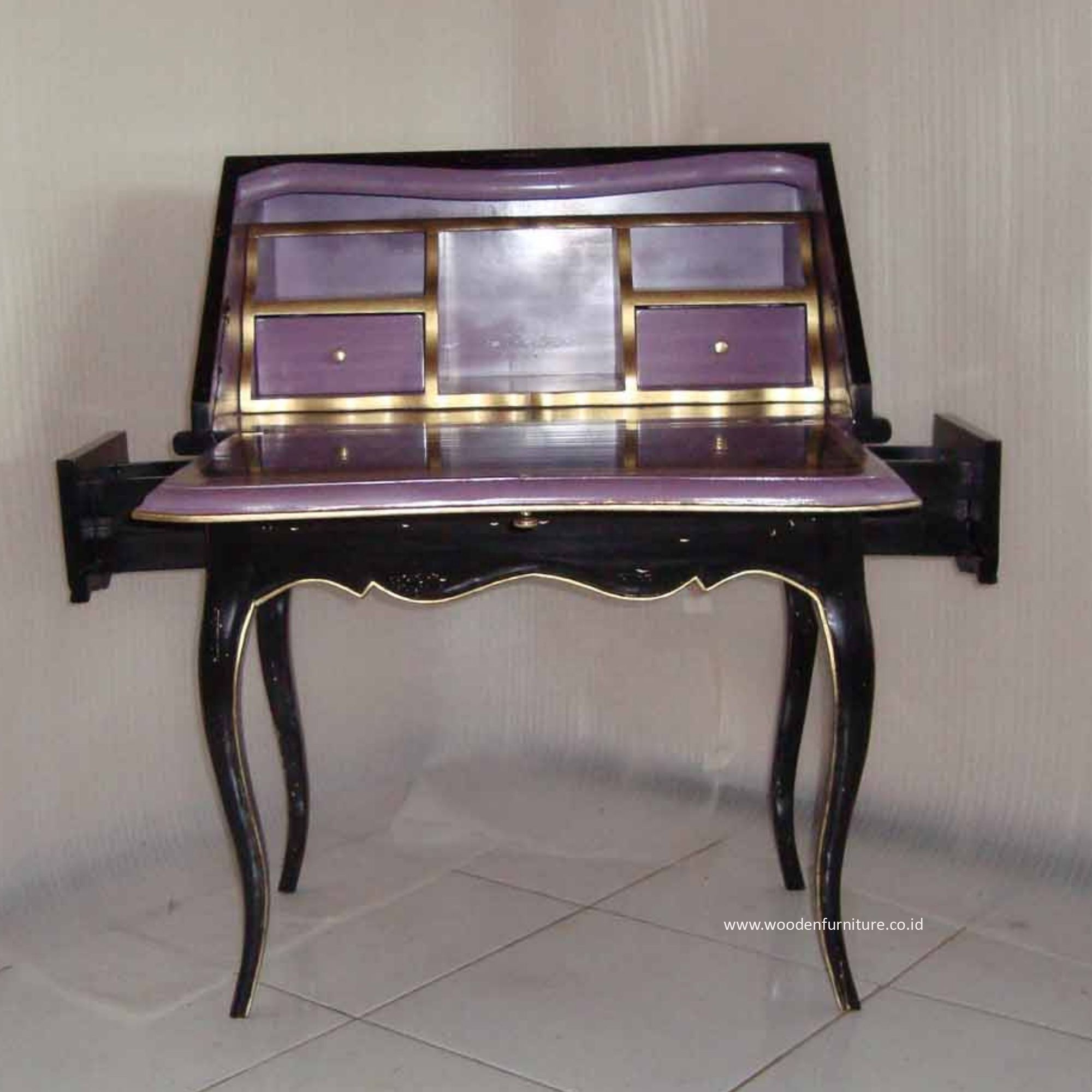 Письменный стол во французском стиле, античная репродукция, учебный стол, деревянный стол для дома и офиса, офисная мебель в европейском стиле