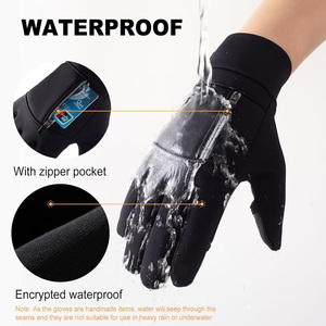 Guantes de Ciclismo y Snowboard Gruesos para Invierno, Resistentes al Viento, con Compatibilidad con Pantalla Táctil - Product Image 5