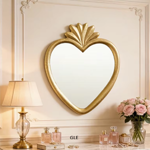 Hot Selling New Design Solid Wood Frame Full Length Salon Wave <b>Mirror</b> Large Floor Standing Bedroom <b>Mirror</b> <b>Wall</b> Decoration <b>Mirror</b> - Product Image 4