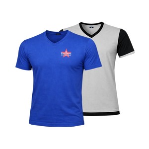 T-shirt décontracté à manches courtes pour homme, avec lettres brodées sur la poitrine, col rond, haut d'été - Product Image 3