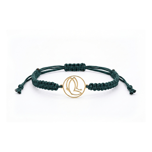 Pulsera de Macramé Roja Chapada en Oro de 14K con Rodio, Amuleto del Zodiaco, Diseño de Cordón Ajustable, Hecha a Mano, Joyería de Moda para Uso Diario - Product Image 5