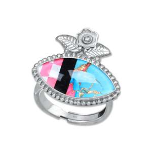 Fashion Handmade Unisex <b>Rings</b> Jewelry 925 Silver <b>Adjustable</b> <b>Ring</b> Colorful Inlay Opal Stone Trendy Wedding Engagement Gift - Product Image 4