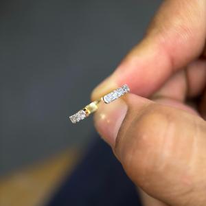 Anillo de Diamante Cultivado en Laboratorio de Diseño Elegante para Mujer, para Compromiso, Propuesta de Matrimonio, Boda y Ocasiones Especiales, para Venta de Exportación - Product Image 3