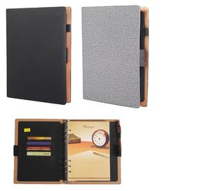 2025 Universal Business Hard Cover Leather Journal Notebook Cuaderno hecho a mano PU con cubierta personalizada y logotipo - Product Image 1