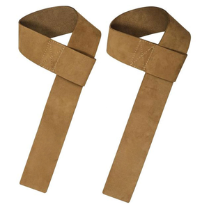 สายรัดยกน้ำหนักหนังแบบใหม่สำหรับฟิตเนส สายรัดยกน้ำหนักสำหรับออกกำลังกาย ผ้าสั่งทำพิเศษ กันลื่น ระบายอากาศได้ดี ปรับได้ ใช้ได้ทั้งชายและหญิง - Product Image 6