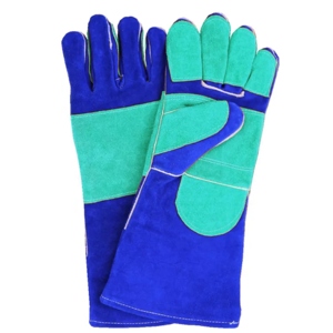 Gants industriels en cuir de vachette résistant à la chaleur, paume renforcée, gants de sécurité pour soudeurs, cuir industriel - Product Image 2