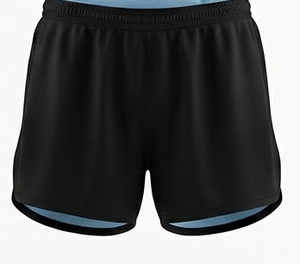 Men's Customizable Crew Neck/Short Sleeve Polyester T-Shirt Blue Shorts Set-Breathable Quick Dry Soccer Apparel Custom Team Name - Product Image 5