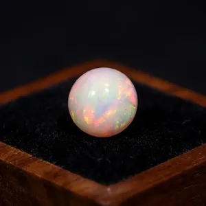 Ópalo Etíope Natural Más Vendido, Cabujón Redondo de 10 mm, Piedra Preciosa Suelta para Joyería y Caja de Regalo Premium - Product Image 2