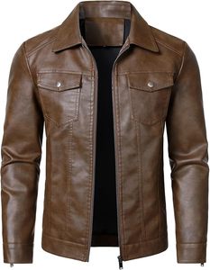 New Arrival Leather <b>Jacket</b> Windproof Men Women Leather <b>Jacket</b> Custom Styles Charlotte Burnt Multiple Colors Leather <b>Jacket</b> 2026 - Product Image 1