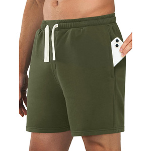Shorts de sport en coton avec personnalisation de marque, shorts décontractés pour l'entraînement, fabrication OEM au Pakistan, exportation mondiale - Product Image 1