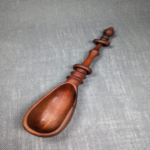 Cuillère à thé en bois durable, cuillère doseuse à café et sucre faite à la main, ustensile de cuisine naturel, capacité de 10 ml, passe au lave-vaisselle - Product Image 1