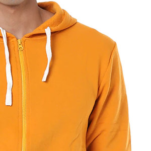 Embroidered Customized Zipper Hoodie <b>Men</b> Unisex Solid Design with Digital Print Casual Streetwear Wholesale Rate High Quality - Product Image 5